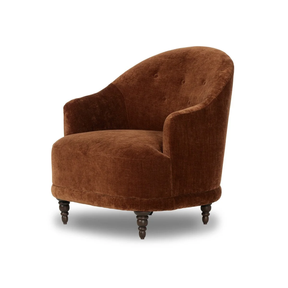 Elevated Swivel Chair in Hedge Green – Performance Fabric